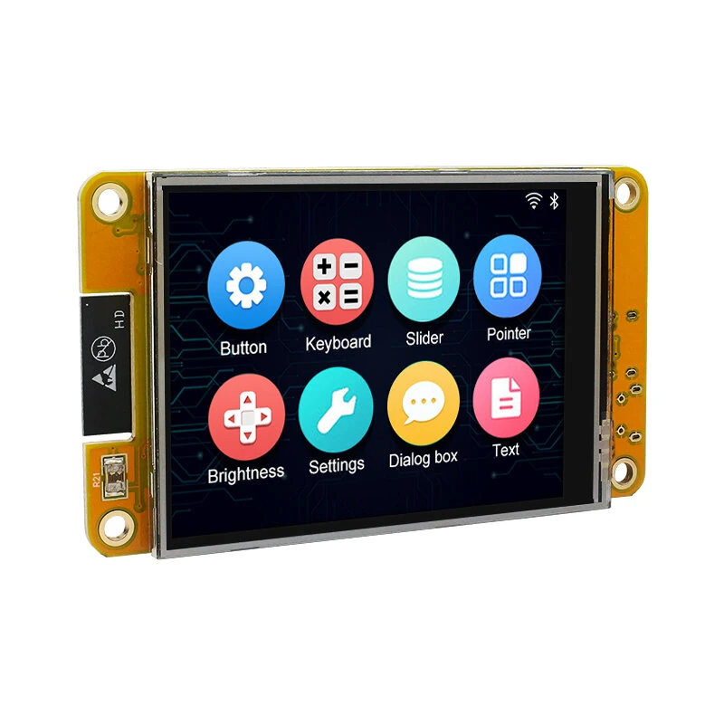 ESP32 MCU 2.8 Inch Smart Display for Arduino LVGL WIFI bluetooth Touch WROOM 240*320 Screen LCD TFT Module with Free Tutorials