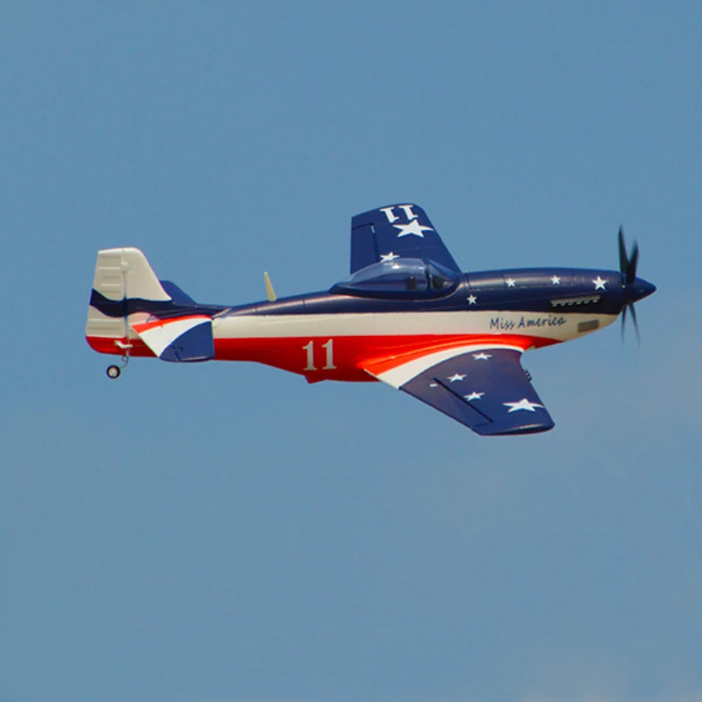 HOOKLL P51 Miss America 1200mm Wingspan EPO RC Airplane Warbird Fighter KIT/PNP