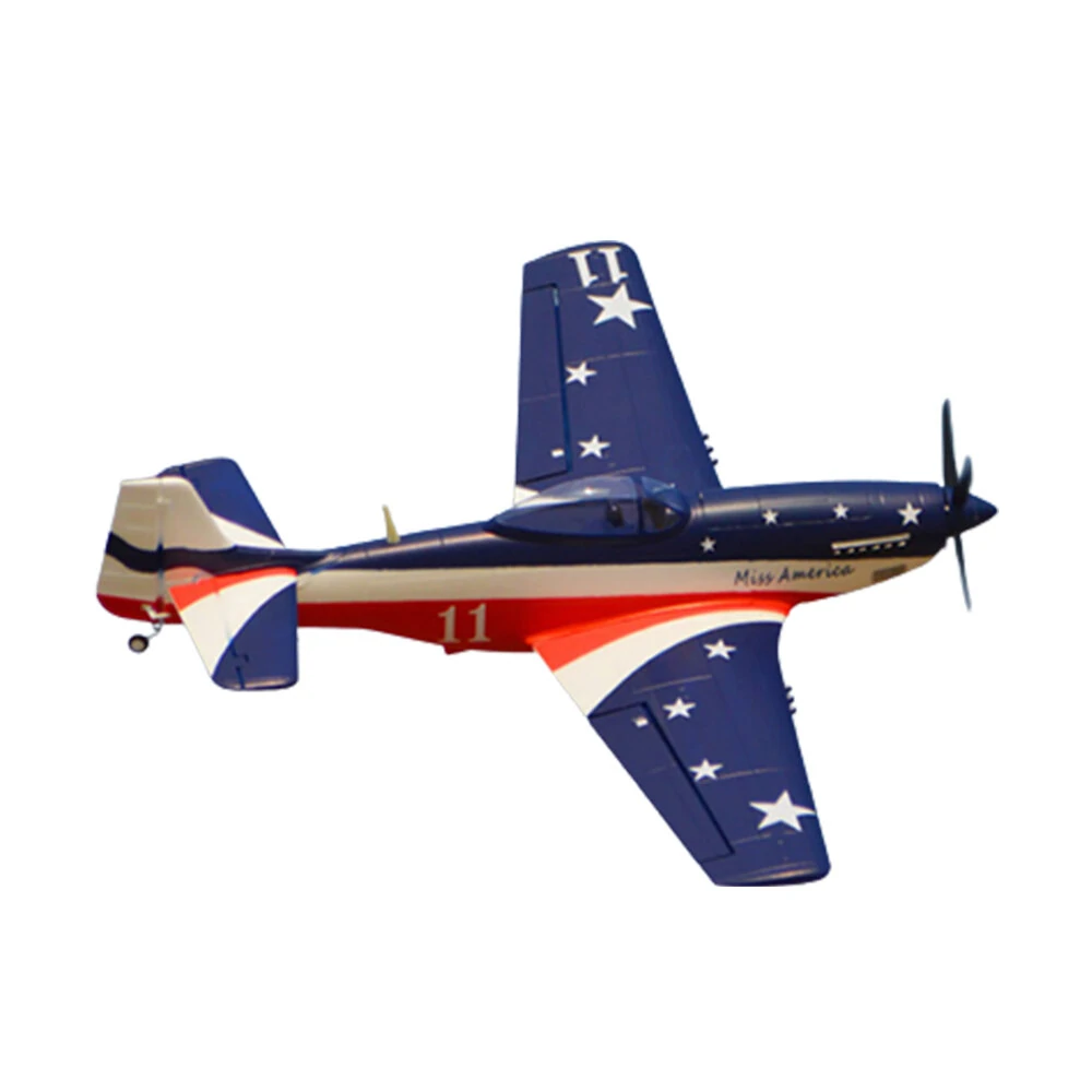 HOOKLL P51 Miss America 1200mm Wingspan EPO RC Airplane Warbird Fighter KIT/PNP