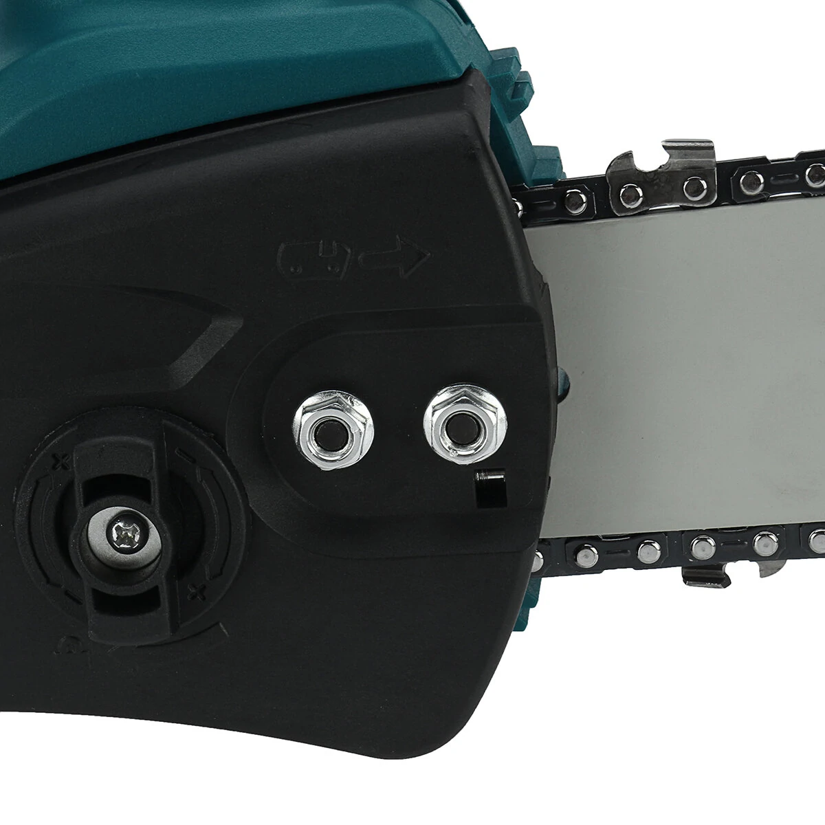 VIOLEWORKS 5000W 10 Inch Portable Electric Chain Saw Pruning Chain Saw Rechargeable Woodworking Power Tools Wood Cutter W/ 1/2 Battery EU Plug