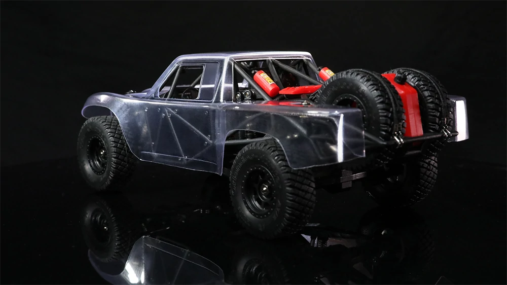 Orlandoo Hunter OH32X02 1/32 RWD Mini Truck RC Car KIT Rear Drive SUV Unassembled DIY Parts Pipe Micro Roll Cage Trophy Movable Off-road Climbing Toys Remote Control Vehicles Models