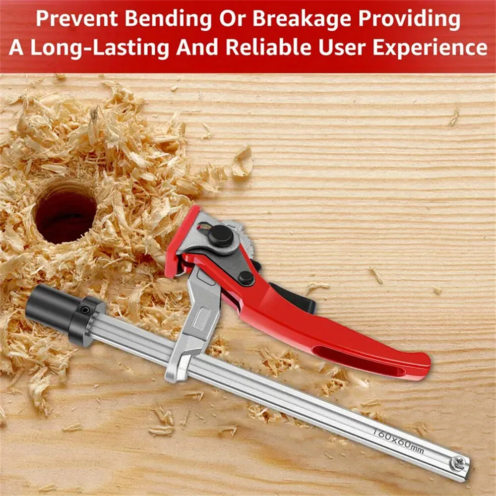 ENJOYWOOD 16mm/19mm/20mm/28mm MFT Table Workbench Quick Ratchet Bench Dog Hold Down Clamp Clip for 16mm/19mm/20mm/28mm Dog Holes