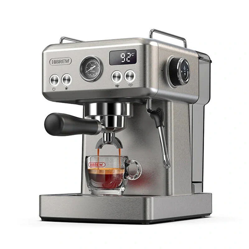 [EU Direct] HiBREW H10A 19Bar Semi Automatic Espresso Coffee Machine Temperature Adjustable 58mm Portafilter Cold/Hot Coffee Maker