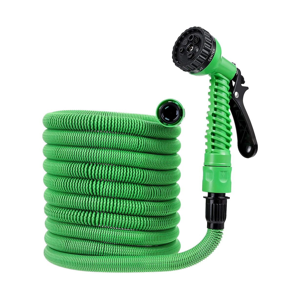 Drillpro LYF-1023 High-Pressure Expandable Water Pipe 6x9.5mm Latex Polyester Quick Connectors 1/2" 3/4" Faucet PP Spray Gun