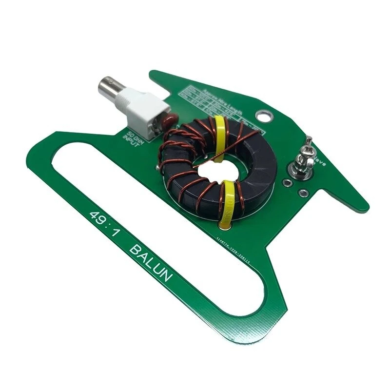 49:1 Balun Transformer HF Reception Antenna BNC Female Connector 5-35MHz Frequency Range 50W Power Rating Lightweight