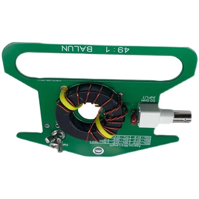 49:1 Balun Transformer HF Reception Antenna BNC Female Connector 5-35MHz Frequency Range 50W Power Rating Lightweight