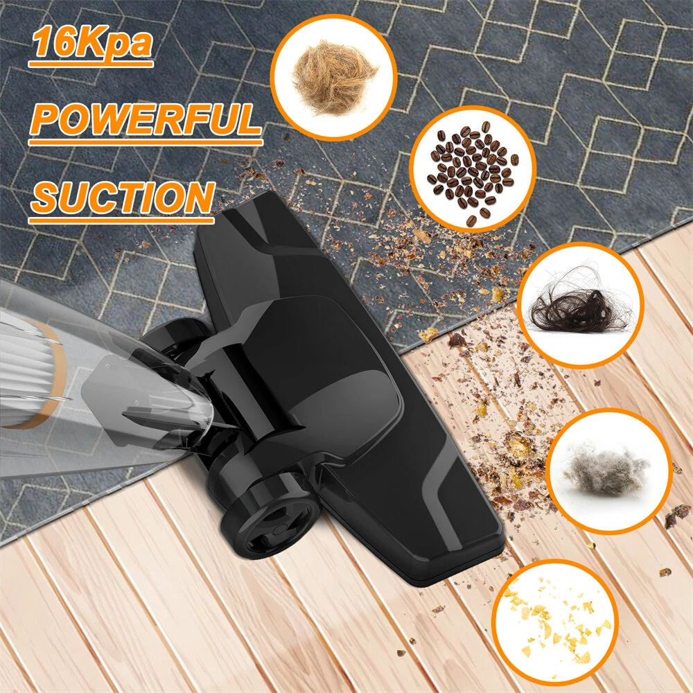 [EU Direct] INSE R3S Vacuum Cleaner Corded Stick  Powerful Suction 400W Motor Multipurpose 3 in1 Handheld Vacuum Cleaner