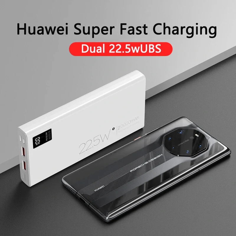 Bakeey 22.5W 20000mAh / 10000mAh Power Bank External Battery Power Supply with 2 Inputs & 3 Outputs Fast Charging for iPhone 15 14 13 for Huawei Mate60 Pro for Samsung Galaxy Z Flip4 for Xiaomi 13pro