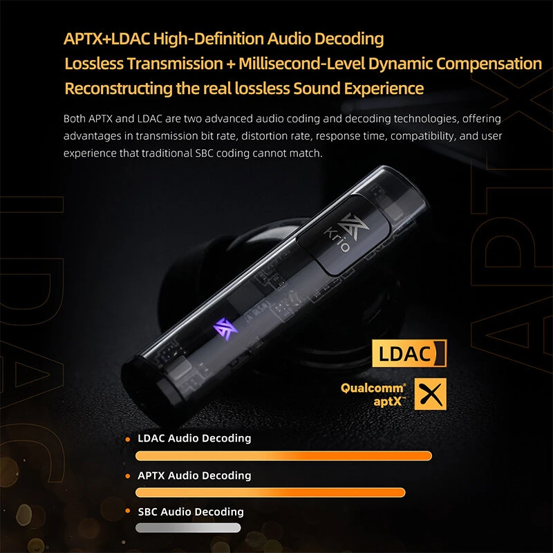 KZ Krio TWS bluetooth Earphone Wireless ANC Earbuds QCC Chip APT LDAC Lossless Audio -55dB Depth Active Noise Cancelling 6-Mic HD Call 32H Playback In-ear Headphones