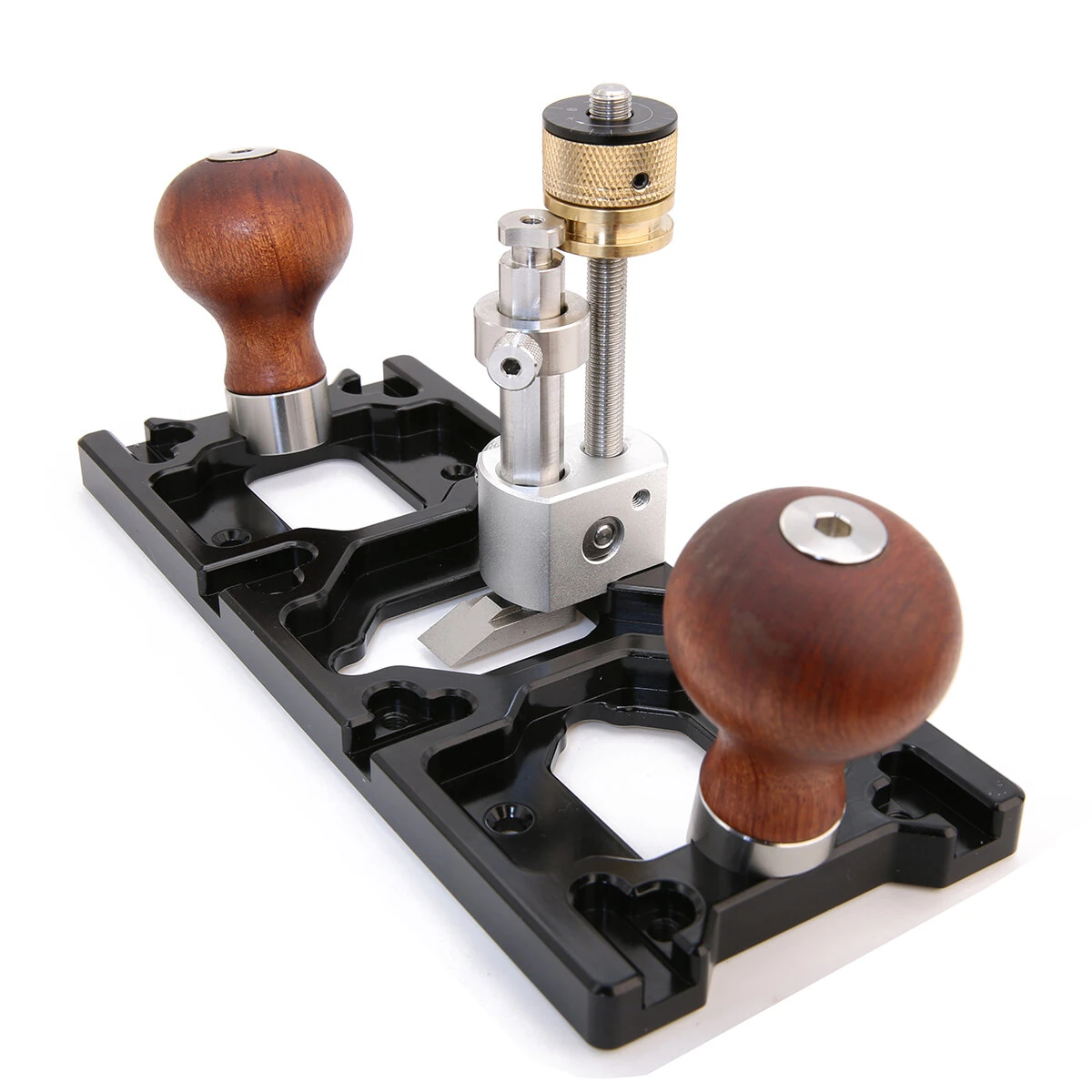 HONGDUI Router Plane For Clean Up Or Extend Grooves Precision Depth Adjustment Blade Three Mounting Locations With Four Rotational Directions