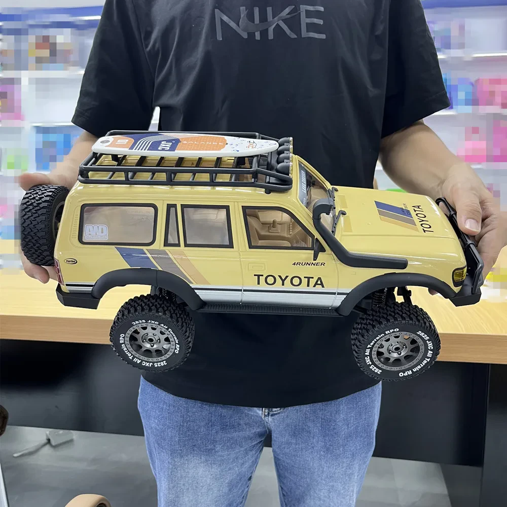JXC C5826 RTR 1/12 2.4G 4WD RC Car for TOYOTA  Land Cruiser LC80 Rock Crawler Off-Road Climbing Truck Two Speed Full Proportional LED Light Vehicles Models Oil Filled Shocks Toys