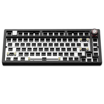 LEOBOG Hi75 Wired Aluminum DIY Kit Mechanical Keyboard Hot-Swap RGB Kit Gasket Custom Aluminum Alloy Body Keyboard Pc Gamer