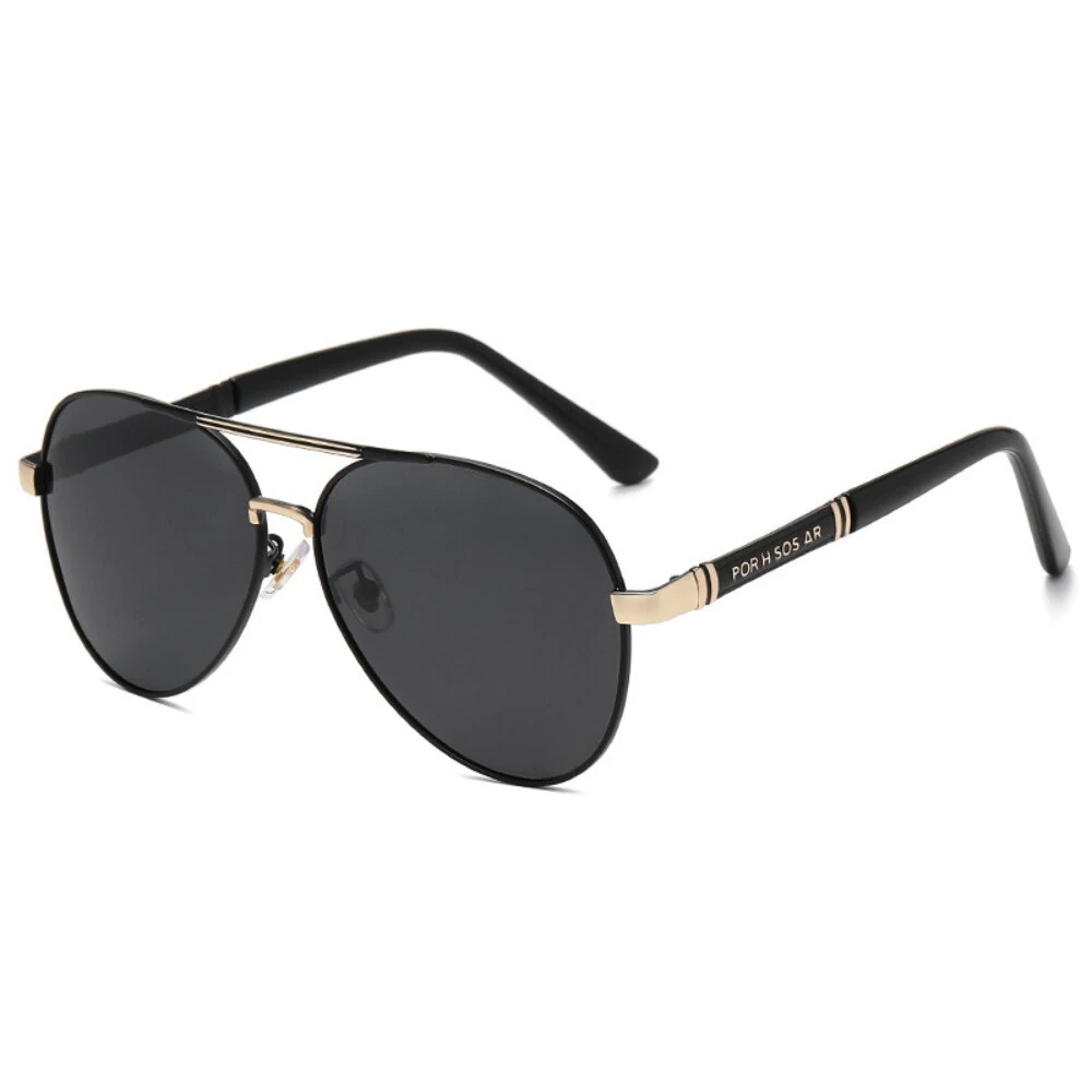 Men's Polarized Sunglasses Classic Fashion Metal Frame Pilot Sun Glasses for Traveling Surfing Driving Fishing UV400