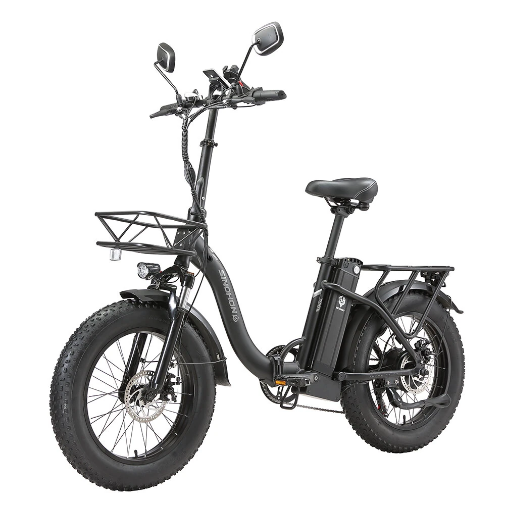 [EU DIRECT] SINOHON B20 Electric Bike 48V 15AH 750W Motor 20inch 80-100KM Max Mileage 150KG Max Load Electric Bicycle ONESPORT OT16 ENGWE L20 SE Samebike CY20 CMACEWHEEL Y20 Samebike C05 PRO FaFrees F20 VAKOLE Y20