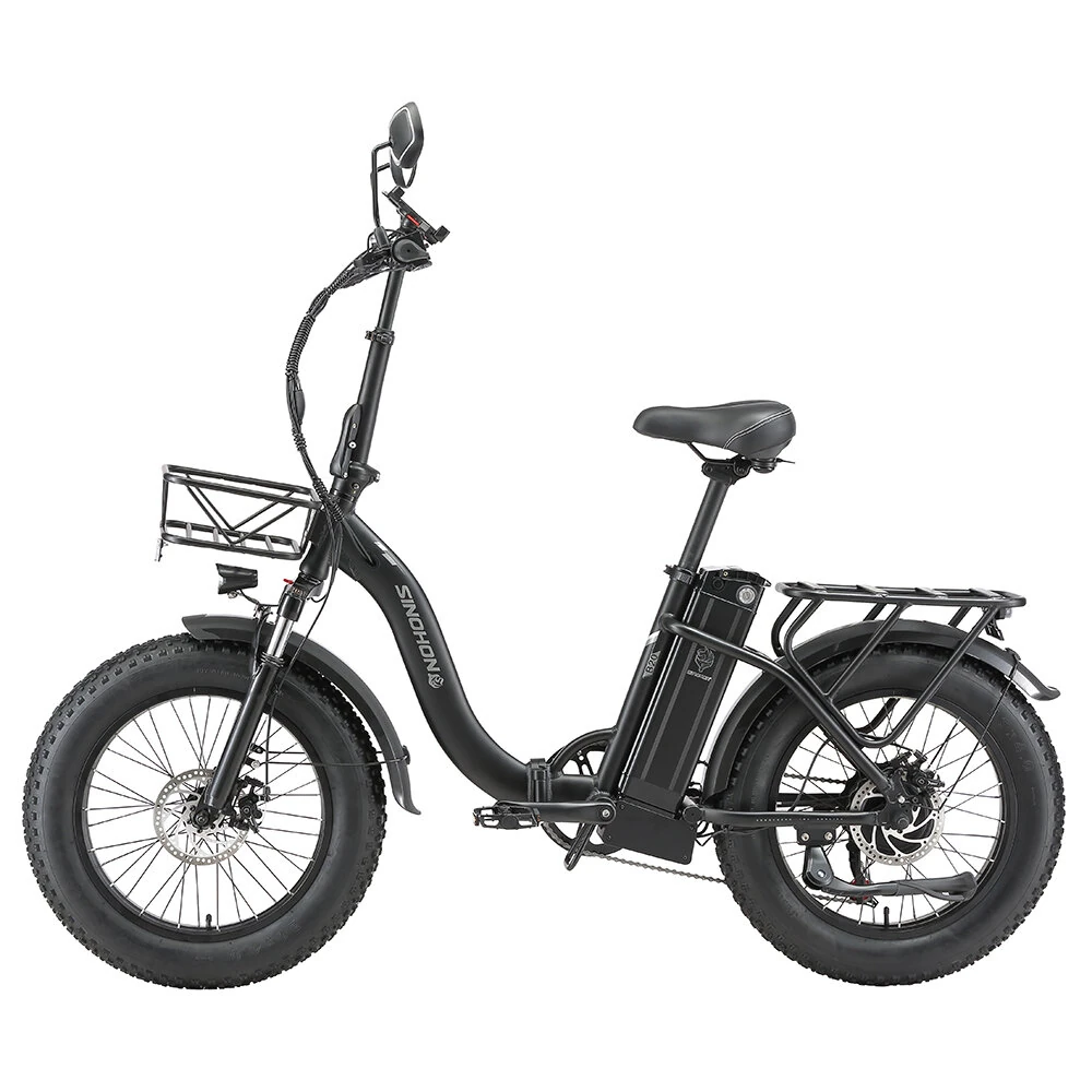 [EU DIRECT] SINOHON B20 Electric Bike 48V 15AH 750W Motor 20inch 80-100KM Max Mileage 150KG Max Load Electric Bicycle ONESPORT OT16 ENGWE L20 SE Samebike CY20 CMACEWHEEL Y20 Samebike C05 PRO FaFrees F20 VAKOLE Y20