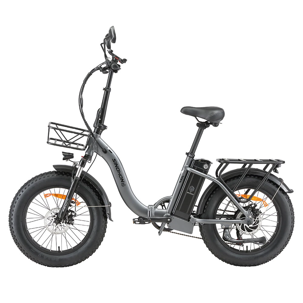 [EU DIRECT] SINOHON B20 Electric Bike 48V 15AH 750W Motor 20inch 80-100KM Max Mileage 150KG Max Load Electric Bicycle ONESPORT OT16 ENGWE L20 SE Samebike CY20 CMACEWHEEL Y20 Samebike C05 PRO FaFrees F20 VAKOLE Y20