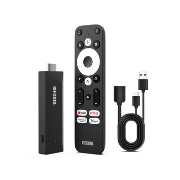 [Netflix Certified]MECOOL Mego1 4K GTV Stick 2+8G Realtek RTD1325 Quad-core Support 2.4G/5G Dual Band WiFi & bluetooth5.0 Android TV 12.0 Smart Streaming Player