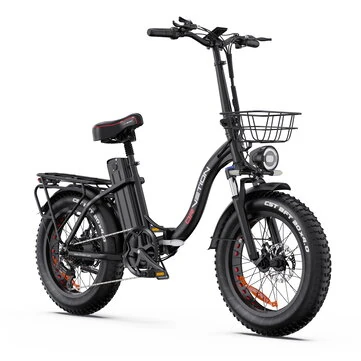 [EU DIRECT] DRVETION CT20 Electric Bike 48V 20AH SamsungBattery 750W Motor 20*4.0inch Fat Tires 80-120KM Max Mileage 150KG Max Load Folding Electric Bicycle