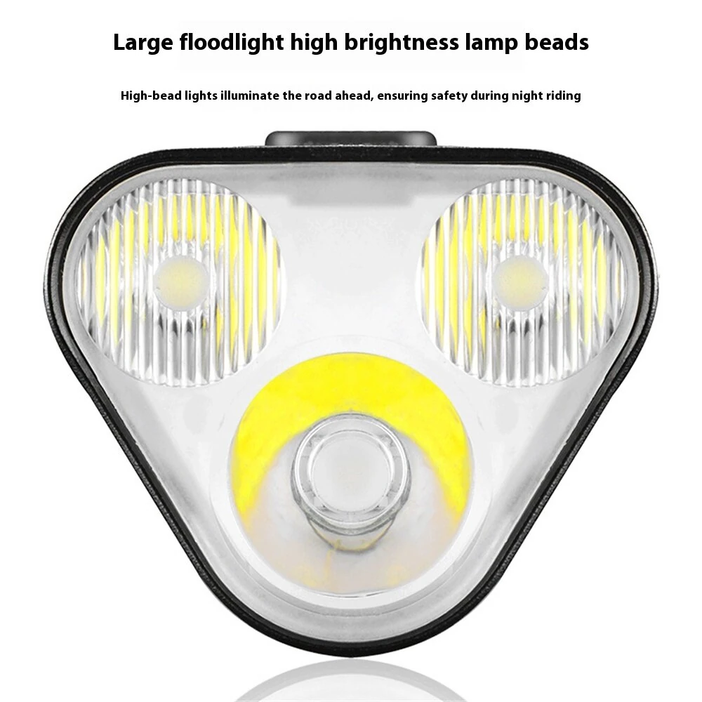 BENGGUO 1200LM Bike Headlight 6 Cycling Flash Lamp Light Modes Aluminum Alloy Waterproof Type-C Charging Bicycle Front Light for MTB Riding