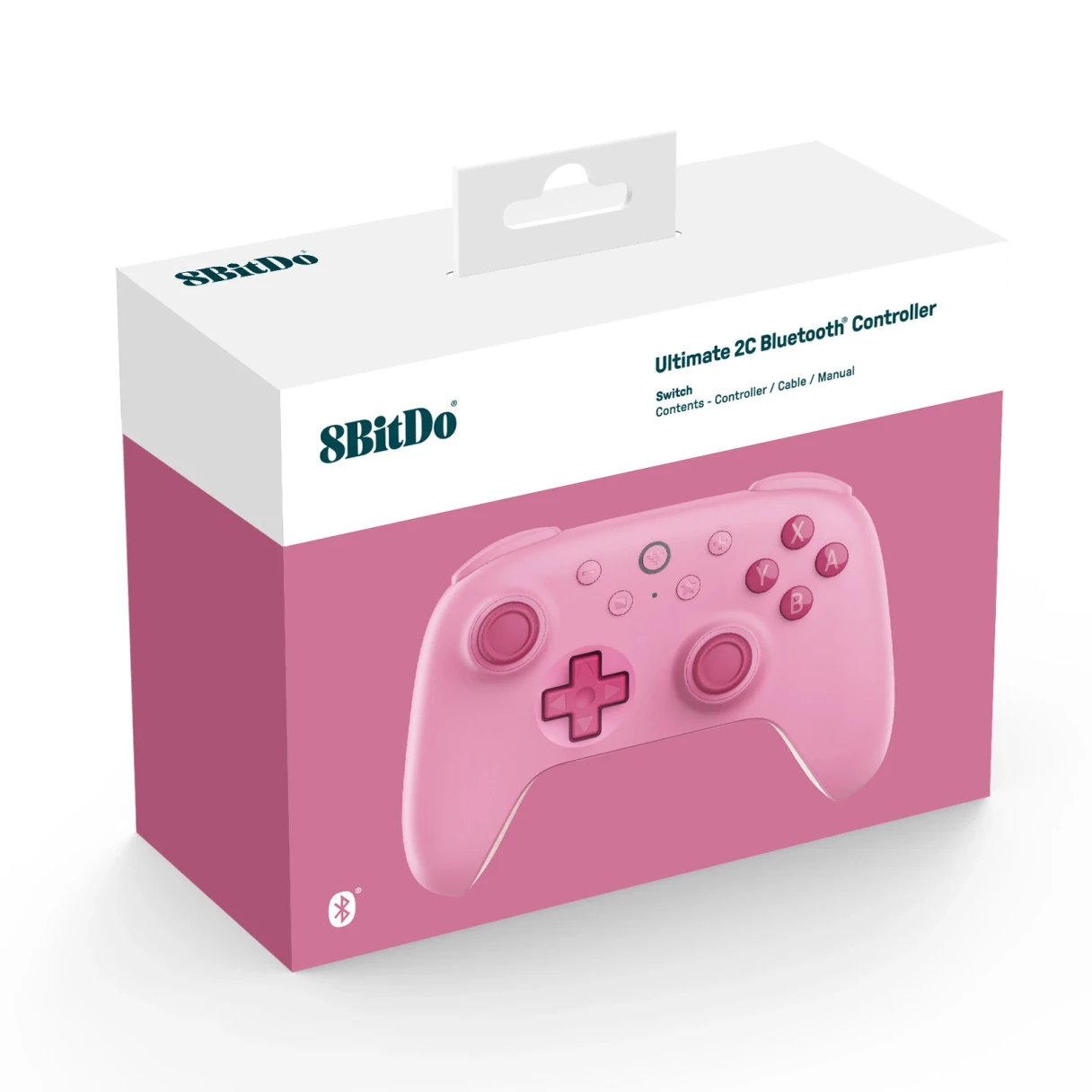 8BitDo Ultimate 2C Bluetooth Controller for Switch Wireless Controller with 6-Axis Motion Control Rumble Vibration Refined D-Pad and Bumpers and Hall Effect Joysticks