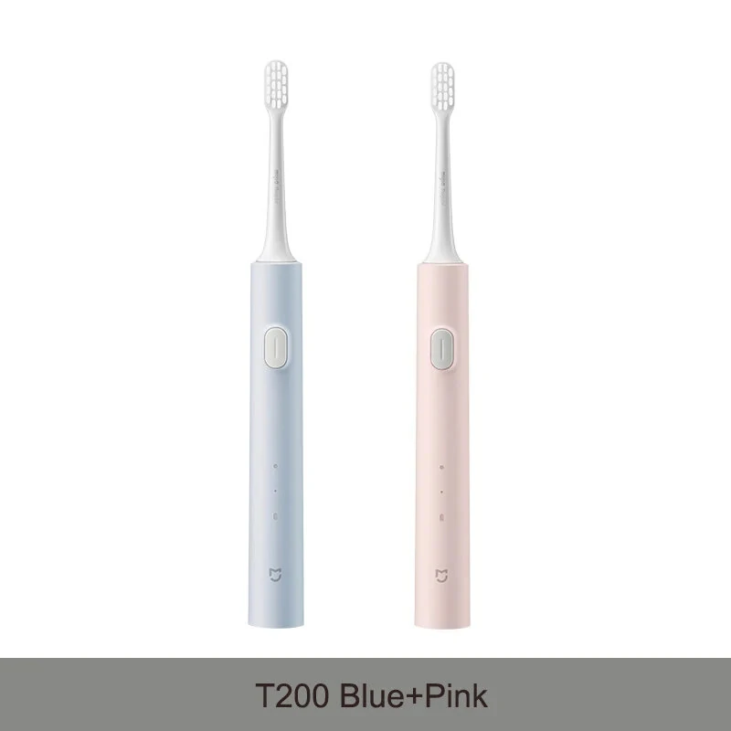 Xiaomi Mijia T200/T200C Sonic Electric Toothbrush IPX7 Waterproof 31000 Vibrations per Minute with Dual Cleaning Modes Long Battery Life and Portable Features for Smart Oral Hygiene with Type-C Charging