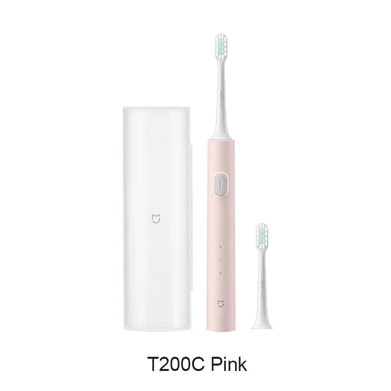 Xiaomi Mijia T200/T200C Sonic Electric Toothbrush IPX7 Waterproof 31000 Vibrations per Minute with Dual Cleaning Modes Long Battery Life and Portable Features for Smart Oral Hygiene with Type-C Charging