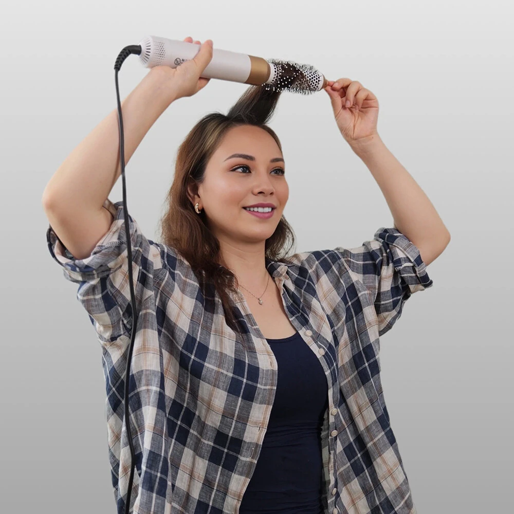 5 in 1 Multi-Function Styler With Detachable Curling Iron Hair Straightener Hair Brush Hair Dryer For Hair Multi Styling EU Plug