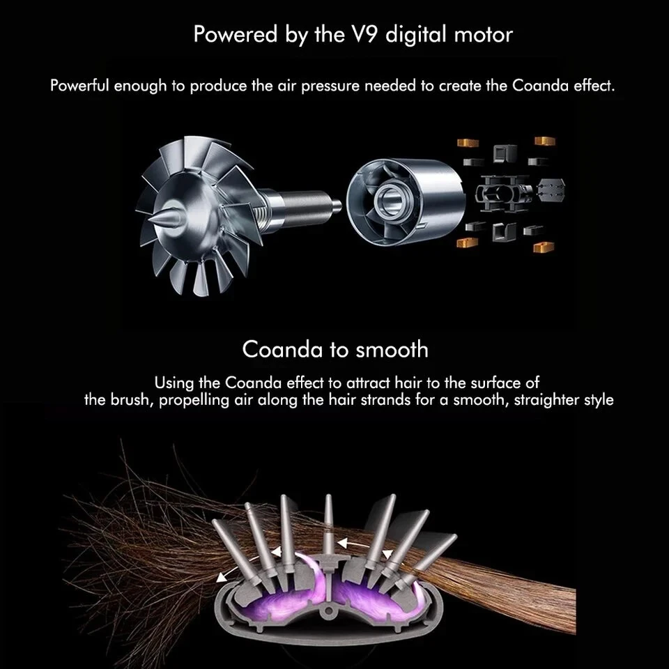 5 in 1 Multi-Function Styler With Detachable Curling Iron Hair Straightener Hair Brush Hair Dryer For Hair Multi Styling EU Plug