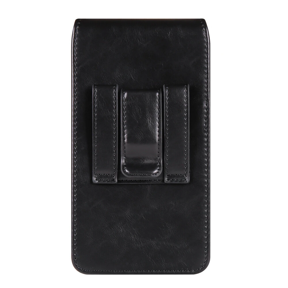 Business Casual Magnetic Universal Mobile Phone Waist Bag Leather Belt Clip Phone Holster Pouch Cover