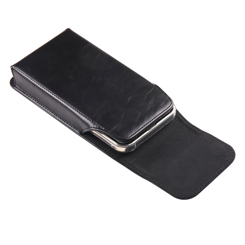 Business Casual Magnetic Universal Mobile Phone Waist Bag Leather Belt Clip Phone Holster Pouch Cover