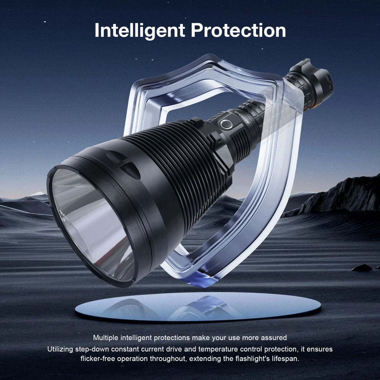 Astrolux® MF05 V2 SBT90.2 3098M Ultra Throw 7000LM Powerful Flashlight with 42000mAh 46120 Battery 2,400,000CD High Power Long Range Super Bright LED Torch Strong Handheld Searchlight