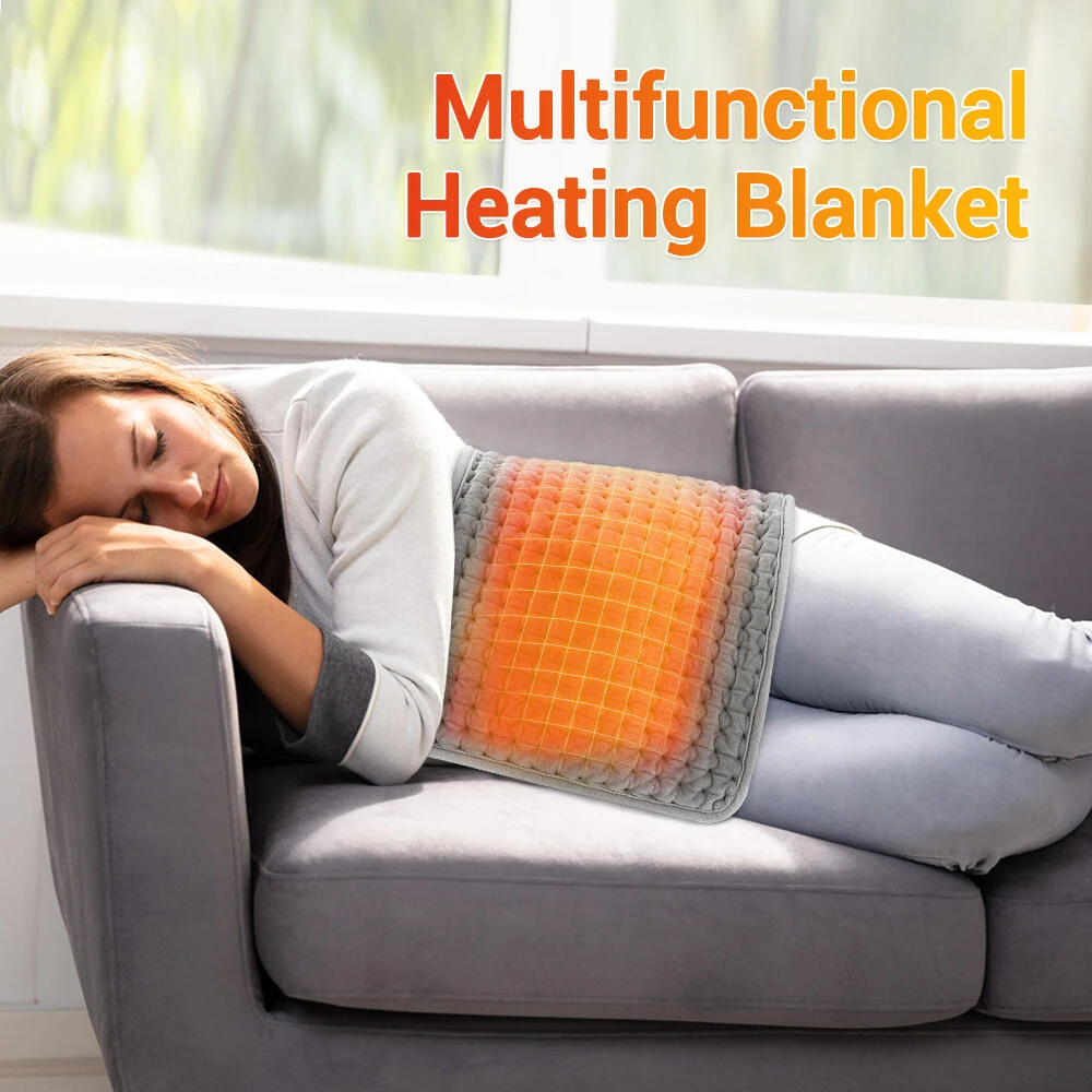 Multifunctional Heating Pad Physiotherapy Electric Blanket Heating Waist Belt 9-Speed Temperature Adjustment 4-Speed Fixed Heating Pad