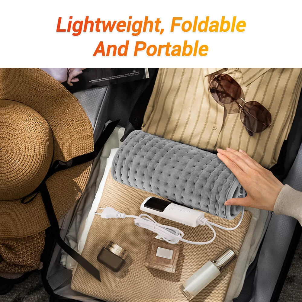 Multifunctional Heating Pad Physiotherapy Electric Blanket Heating Waist Belt 9-Speed Temperature Adjustment 4-Speed Fixed Heating Pad
