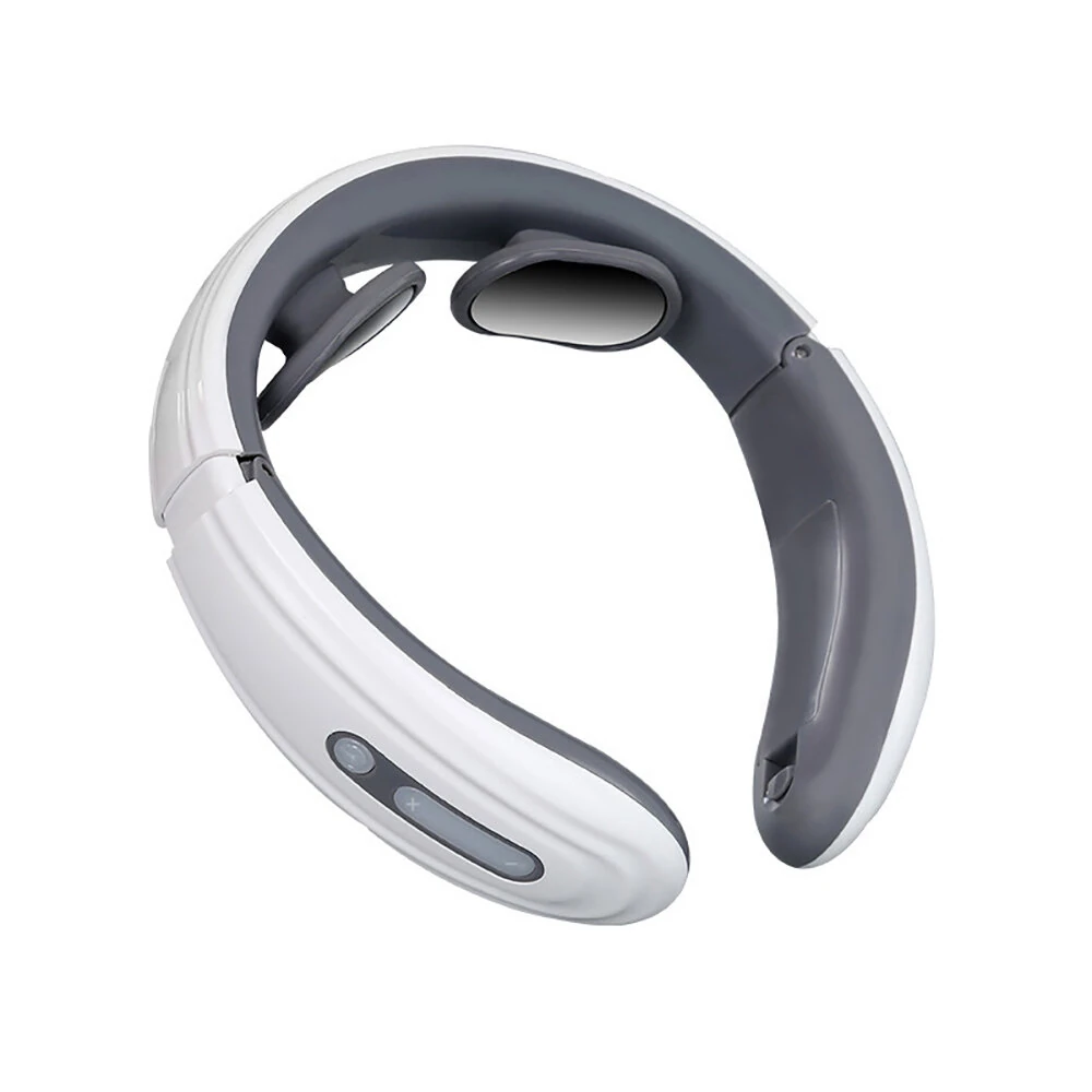 CHIGO 2-Head TENS Neck Massager Portable Electric Neck Massager 6 Massage Modes 9 Power Adjustment Levels