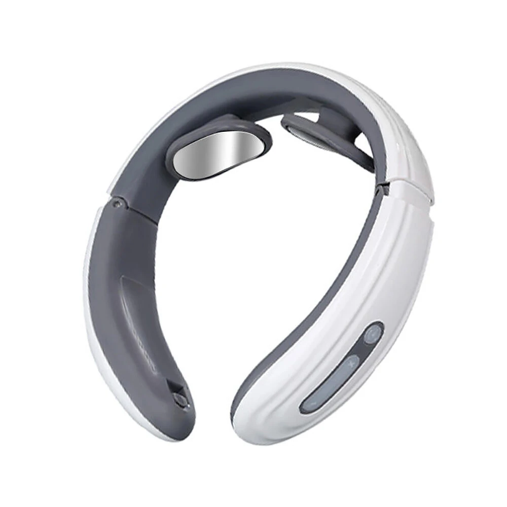 CHIGO 2-Head TENS Neck Massager Portable Electric Neck Massager 6 Massage Modes 9 Power Adjustment Levels