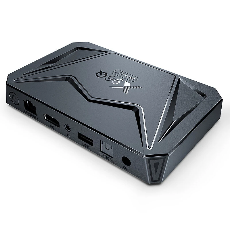 X96Q PRO+ 4+64G Android 14.0 TV Box Allwinner H728 Octa-core Support WiFi6 & BT5.X 8K 3D Voice Media Player Gigabit Ethernet Set Top Box with Remote Control