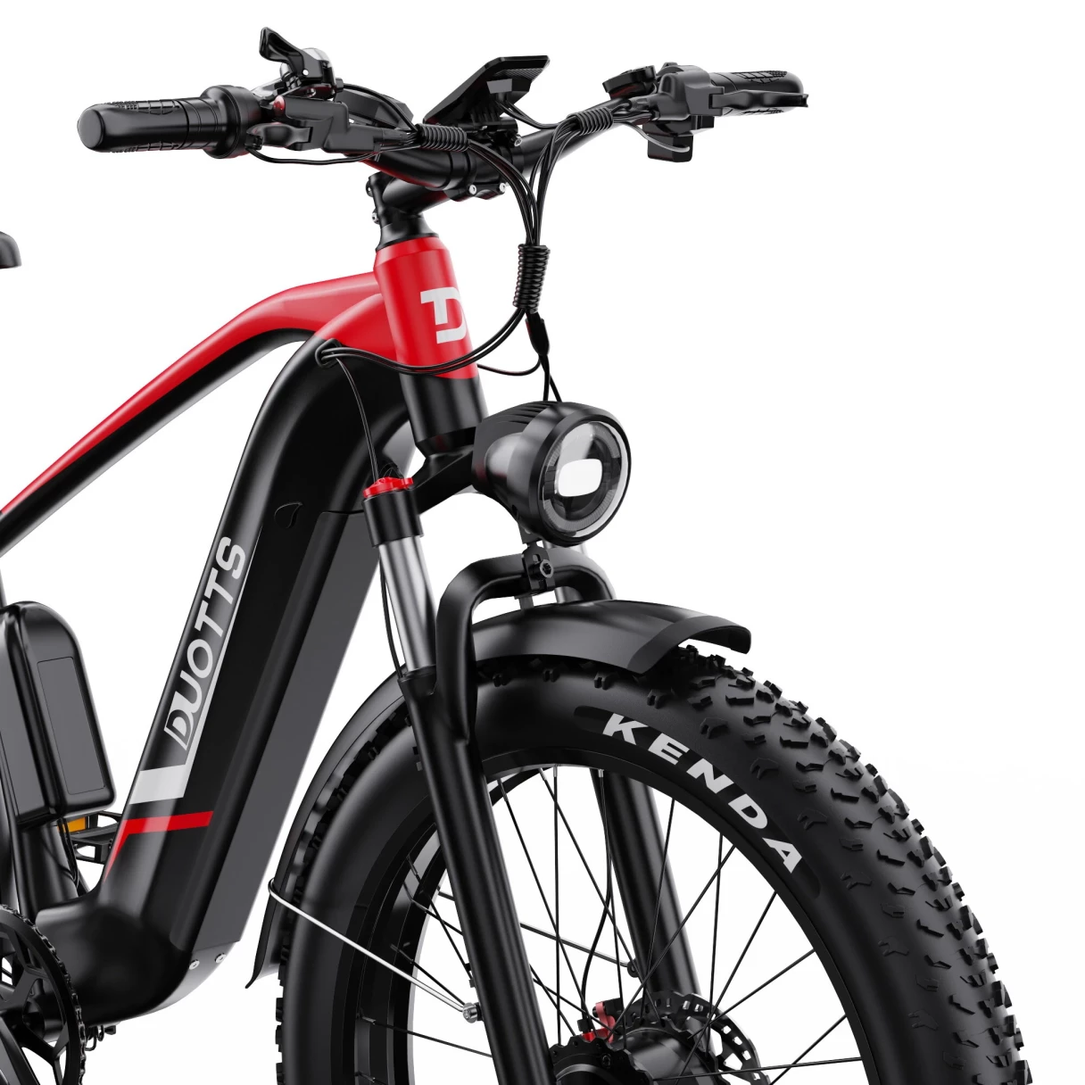 [EU DIRECT] DUOTTS F26 Electric Bike 48V 20AH SamsungBattery 750W*2 Dual Motors 26*4.0inch Fat Tires APP Support 50KM Max Mileage 150KG Max Load Electric Bicycle
