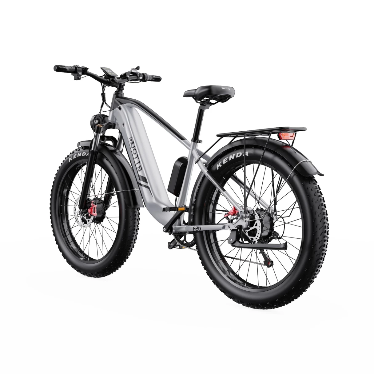 [EU DIRECT] DUOTTS F26 Electric Bike 48V 20AH SamsungBattery 750W*2 Dual Motors 26*4.0inch Fat Tires APP Support 50KM Max Mileage 150KG Max Load Electric Bicycle