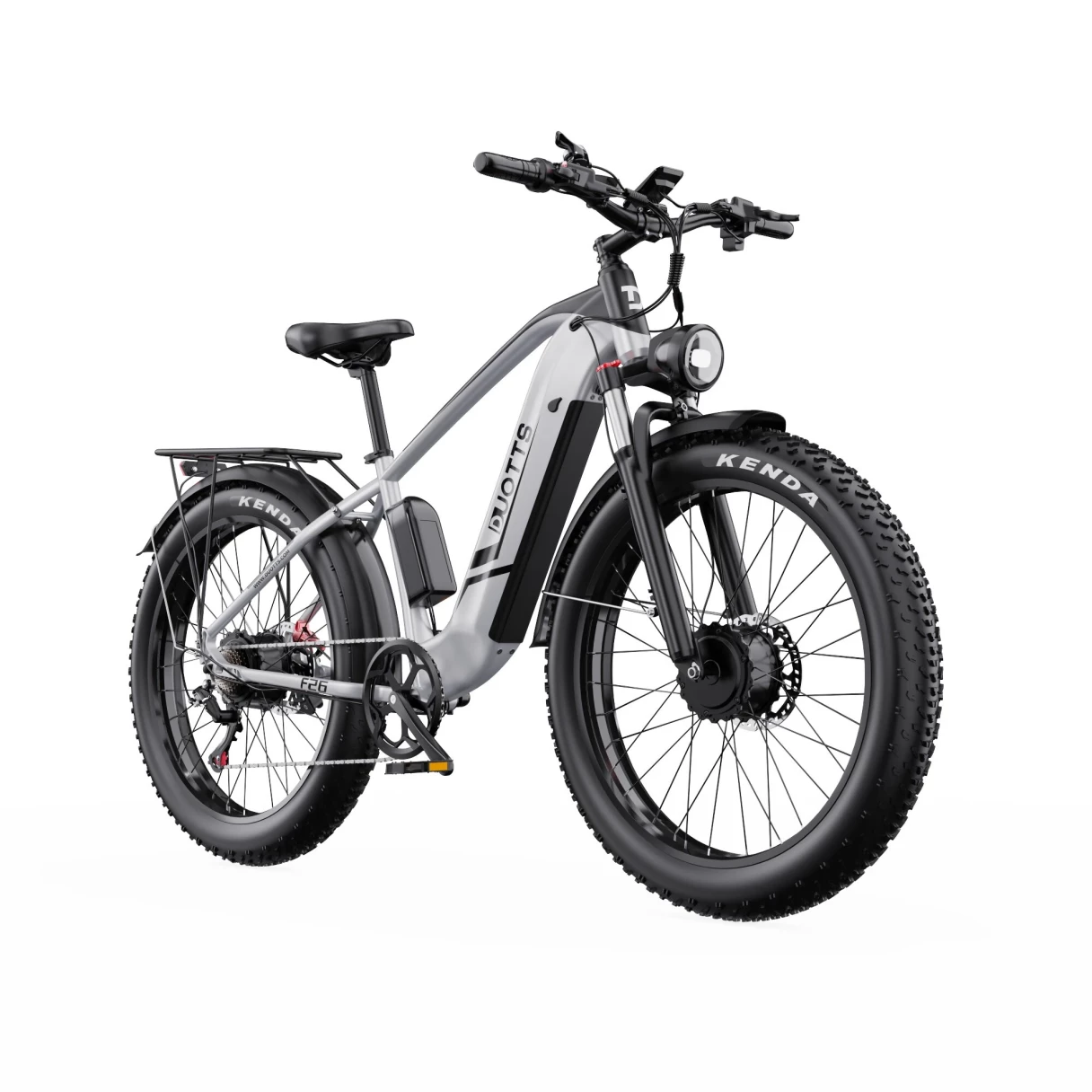 [EU DIRECT] DUOTTS F26 Electric Bike 48V 20AH SamsungBattery 750W*2 Dual Motors 26*4.0inch Fat Tires APP Support 50KM Max Mileage 150KG Max Load Electric Bicycle