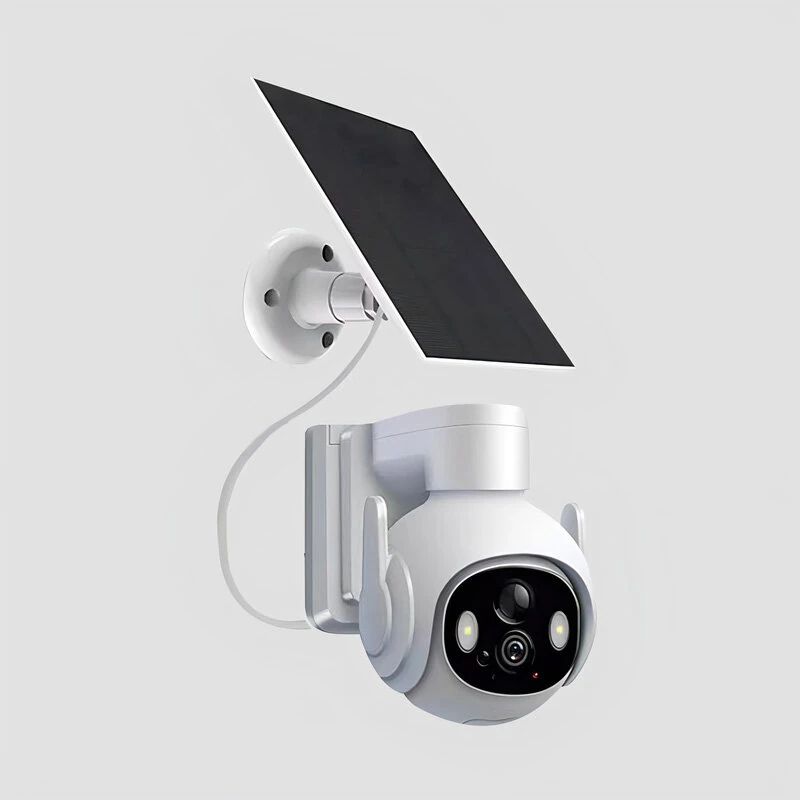 Solar Wifi IP Camera Outdoor 1080P HD Wireless Security Surveillance Color Night Vision Two-Way Audio Solar Powered IP66 Waterproof Motion Alerts