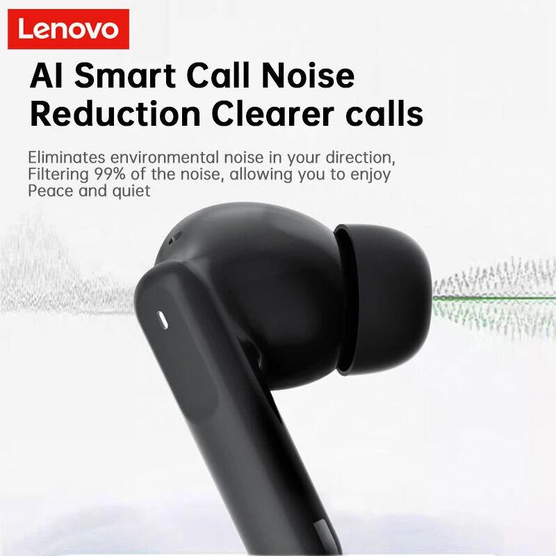 Lenovo EA220 TWS Earbuds Wireless bluetooth Earphone 13mm Composite Diaphragm Dynamic Coil 360° Surround Sound AI Call Noise Reduction 24H Playback Low Game Latency In-ear Sports Headphones