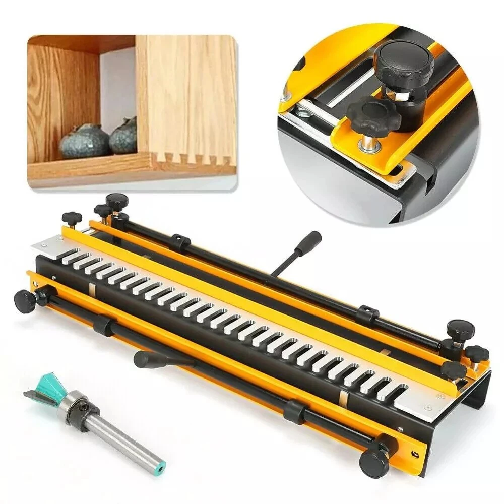 12inch Wood Dovetail Tenoner 300mm Max Workpiece 8-32mm Thickness Woodworking Tool Router Bit Template Joints