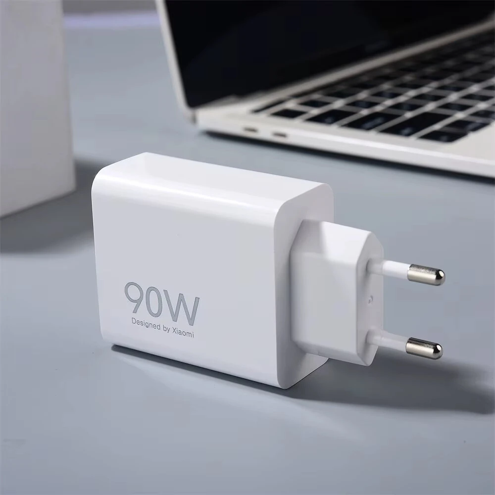 90W 1-Port USB Charger USB-C Fast Charging Wall Charger Adapter EU Plug for iPhone 16 16 Pro 15 14 13 Pro Max for Huawei Pura X for Xiaomi 15pro for Samsung Galasy S25 Ultra