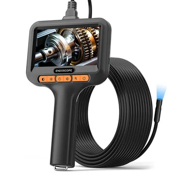4.3'' IPS Screen Industrial Handheld HD 1080P 8mm Endoscope 8 LEDs IP67 Waterproof Auto Repair Plumbing Maintenance Appliance Inspection T42-AV