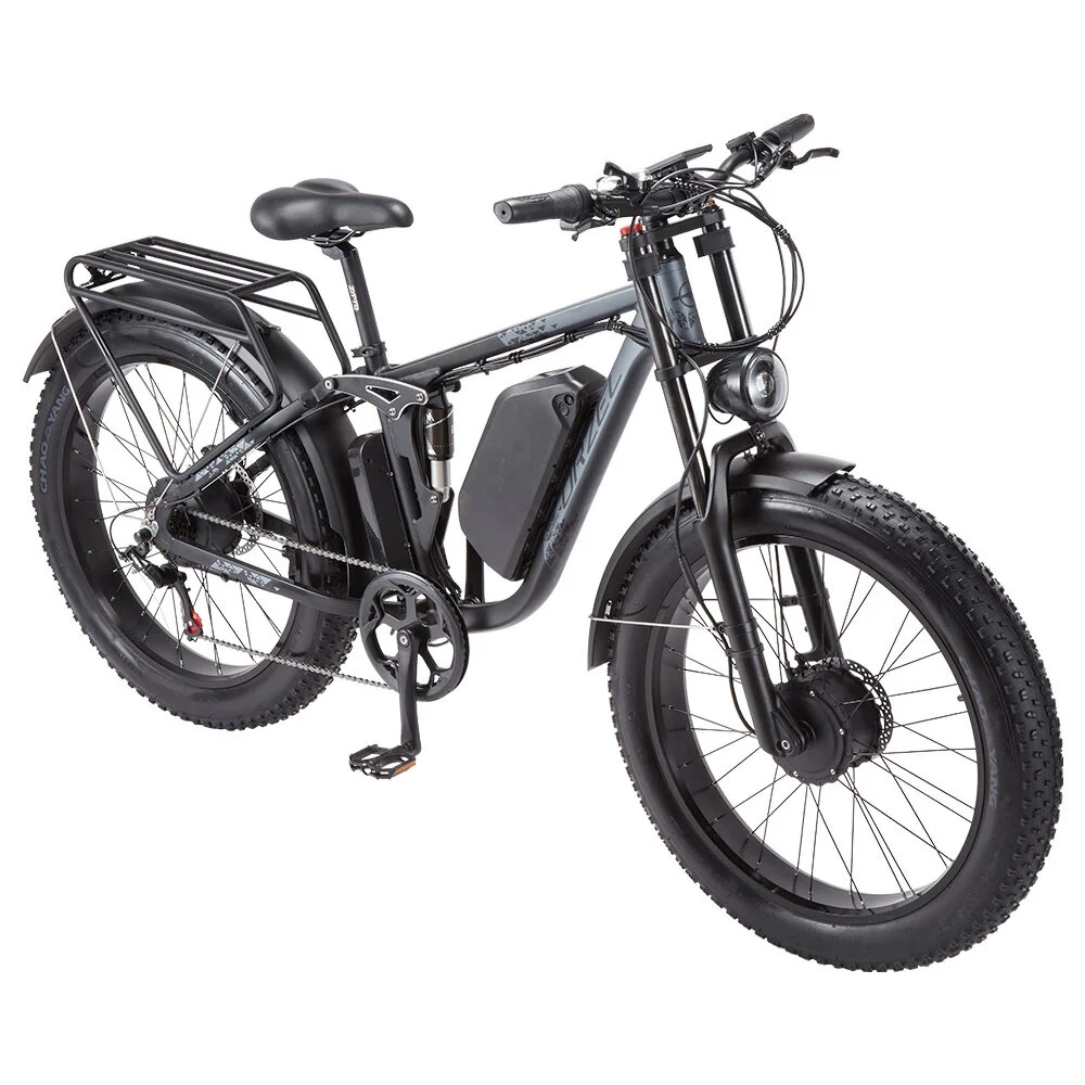[EU DIRECT] ORZEL Ebike K17 48V 25AH 1000W*2 Dual  Motor 26 Inch Tire Electric Bicycle 90-120KM Mileage Range Max Load 150KG ORZEL Ebike K17