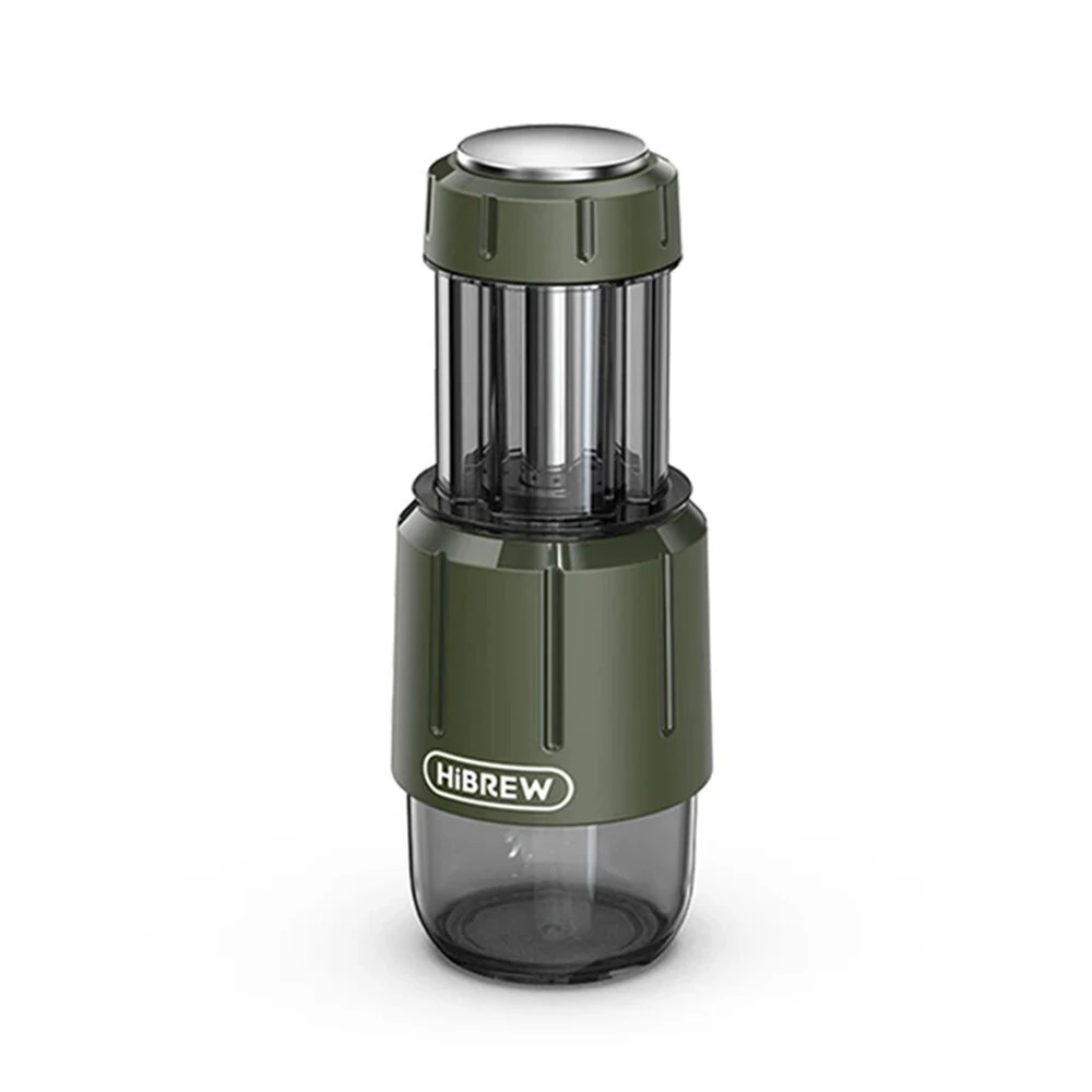 [EU Direct] HiBREW H4D Portable Manual Espresso Maker 2-in-1 NS Capsules & Ground Coffee 8~15 Bar Waterproof Campact Hand Press Brewer