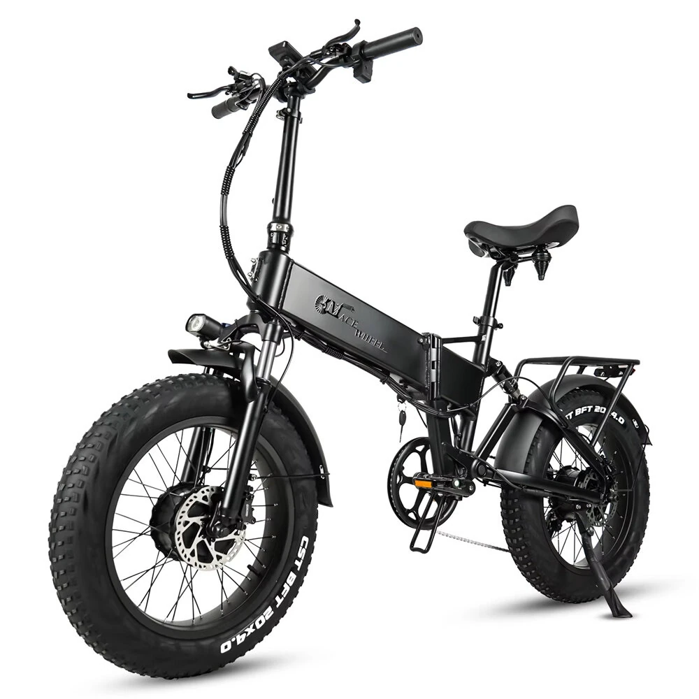 [EU DIRECT] CMACEWHEEL RX20MAX-T Electric Bike 48V 18AH 750W*2 Dual Motor 20inch 40-60KM Max Mileage 120KG Max Load Electric Bicycle