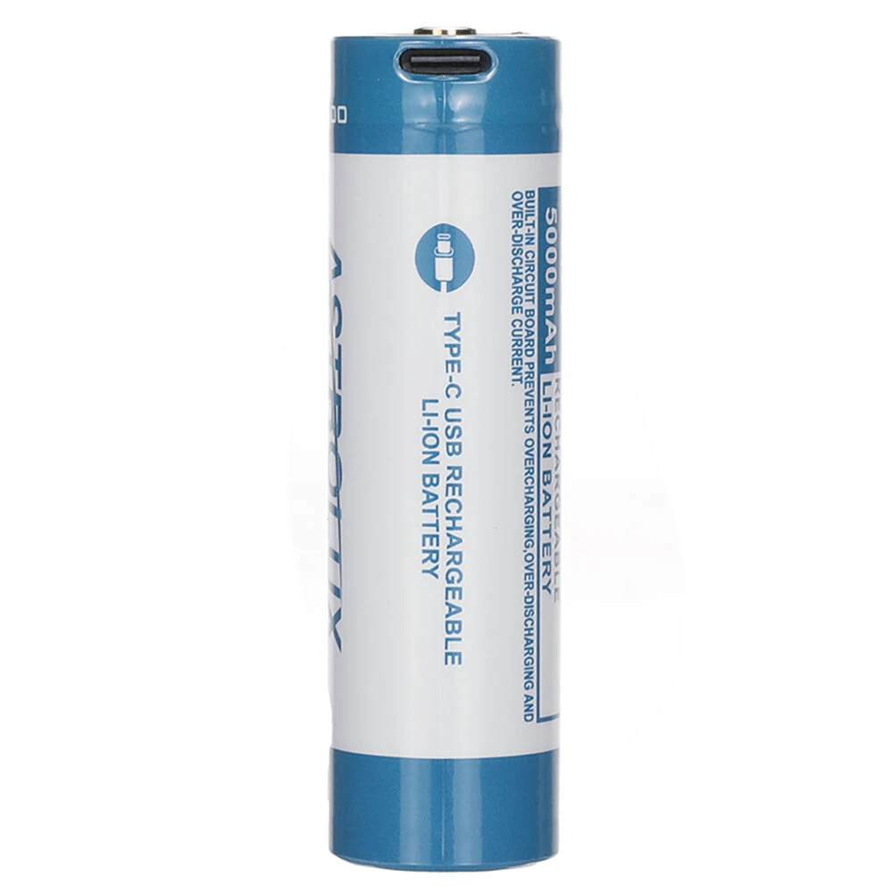 Astrolux® C2150R Type-C Charging Port 21700 Battery 5000mAh 3.7V Rechargeable Li-ion Cell Pointed-top Deep Cycles High Drain Batteries For Flashlights RC Toys Home Tools