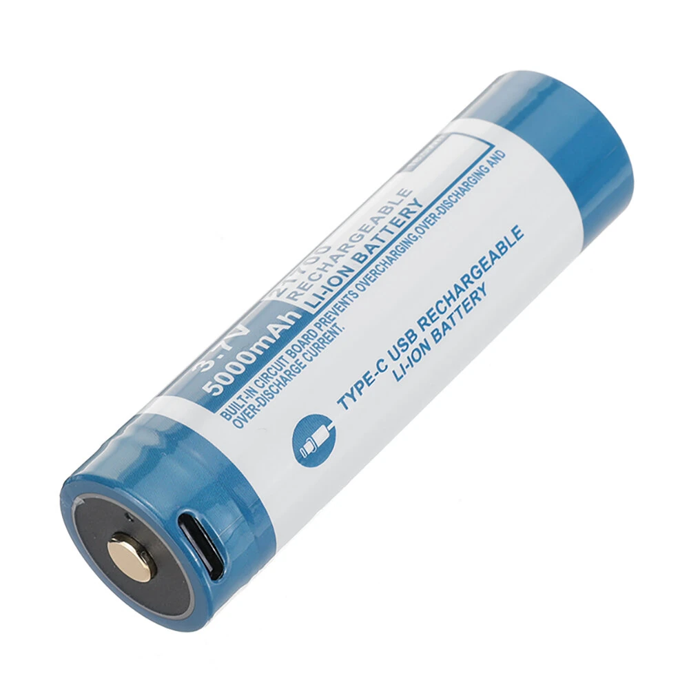 Astrolux® C2150R Type-C Charging Port 21700 Battery 5000mAh 3.7V Rechargeable Li-ion Cell Pointed-top Deep Cycles High Drain Batteries For Flashlights RC Toys Home Tools