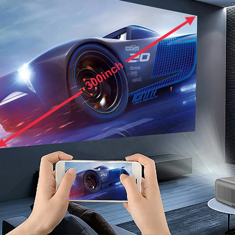 [EU/RU Direct]Everycom Cubelite MAX 2800 ANSI Lumens 1080P LED Projector 300 Inch Screen Android 12 Smart Projector Auto Focus Keystone 3GB+128GB Wireless Wi-Fi 6 Bluetooth Home Cinema Theater